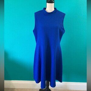 Vince Camuto dark royal blue dress in size xl